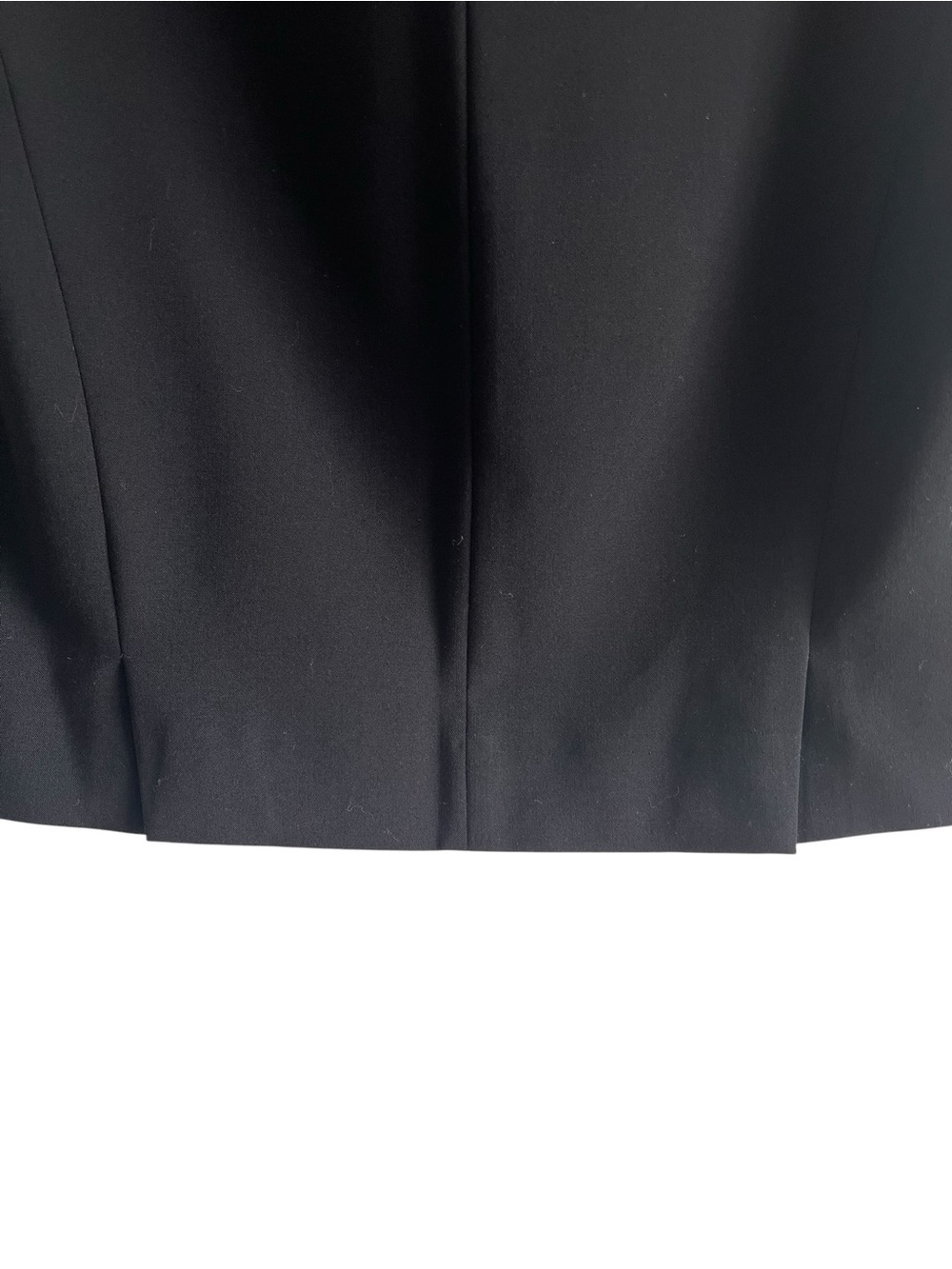 Theory wool blend black pencil skirt size 10 excellent condition - Picture 8 of 11